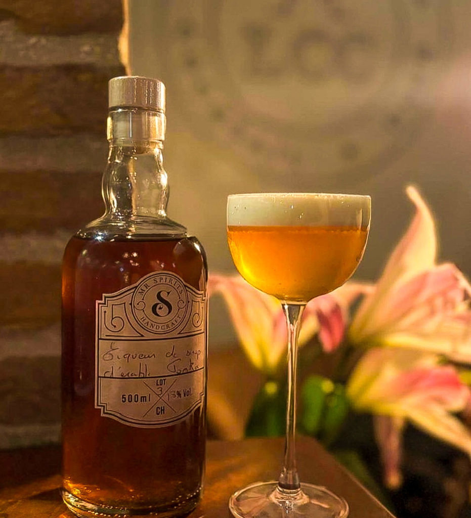 Liqueur Mr Spirits au sirop d’érable et fève tonka, spécialité suisse unique